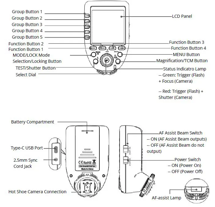Godox-XProN-TTL-Wireless-Flash-Trigger for Nikon-Cameras-1