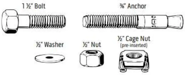 Assembly Hardware Included