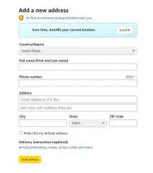 GARDEN VALLEY GVT Stream App Amazon Fire TV - Complete the form and click the Add Address button