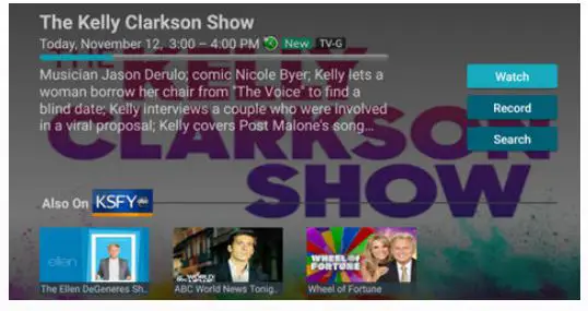 GARDEN VALLEY GVT Stream App Amazon Fire TV - To watch, use your remote to highlight the Watch button