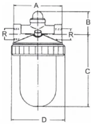 trs 093835 Rotary Hammer Drill - Transparent oiler