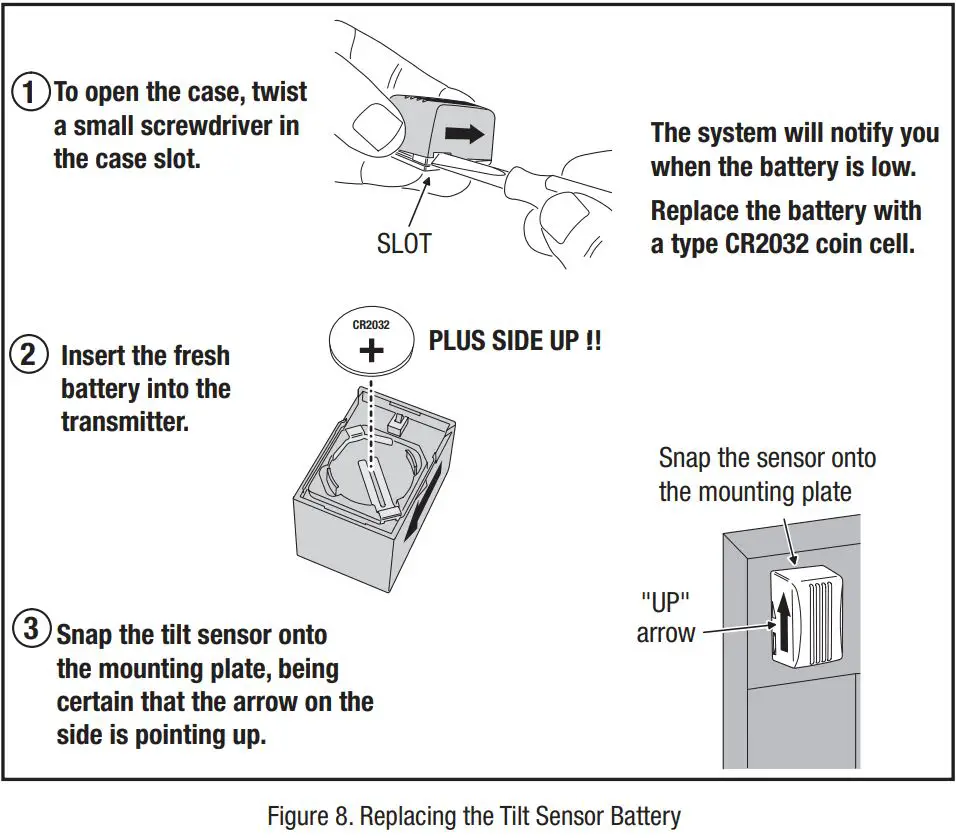 NORTEX Garage Door Opener with Tilt Sensor GD00Z-8-ADT Installation Guide - Figure 8