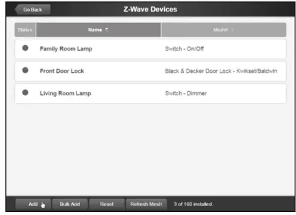 NORTEX Garage Door Opener with Tilt Sensor GD00Z-8-ADT Installation Guide - Z-Wave Devices screen