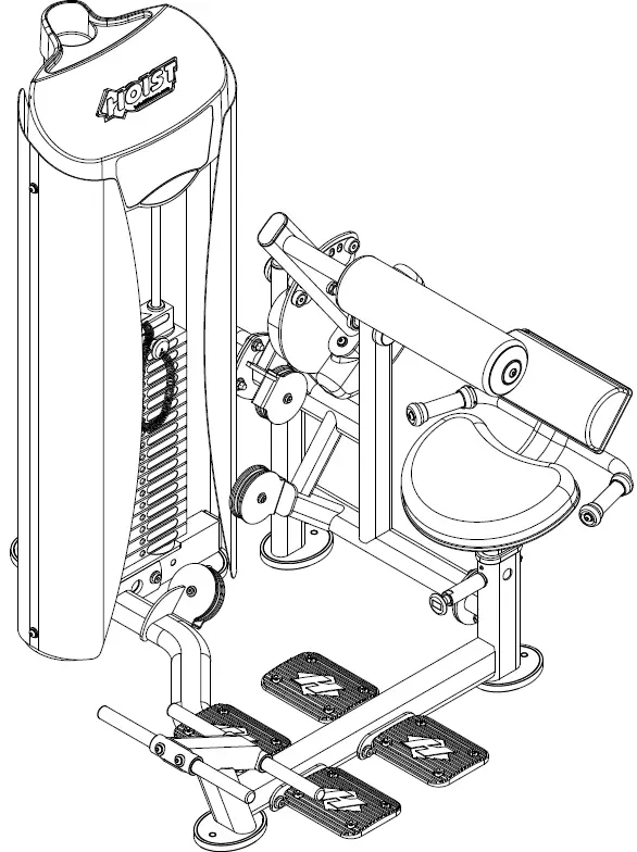 HOIST HD-3600 AB LOW Back Aka Fitness 01