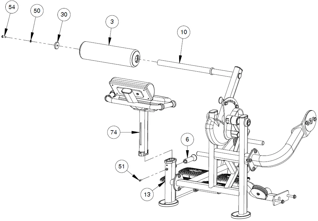HOIST HD-3600 AB LOW Back Aka Fitness 15