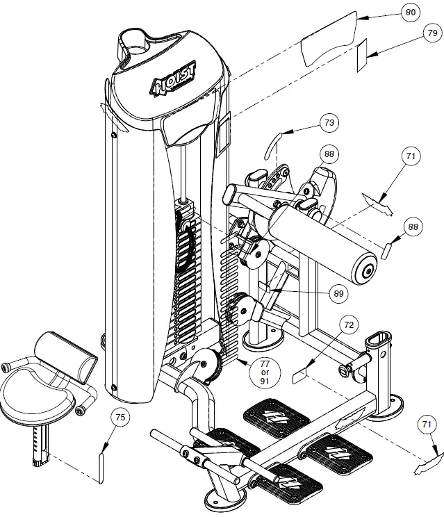 HOIST HD-3600 AB LOW Back Aka Fitness 19