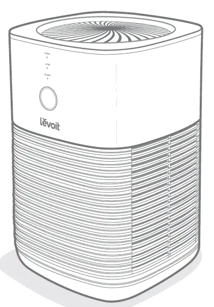 levoit LV-H128-RXB Desktop True HEPA Air Purifier