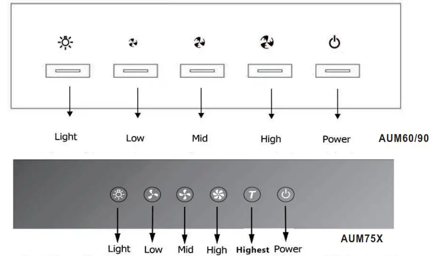 ARTUSI AUM60 Under Cupboard Rangehood -- Electronic