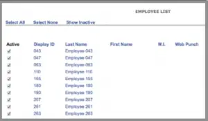 Employee List