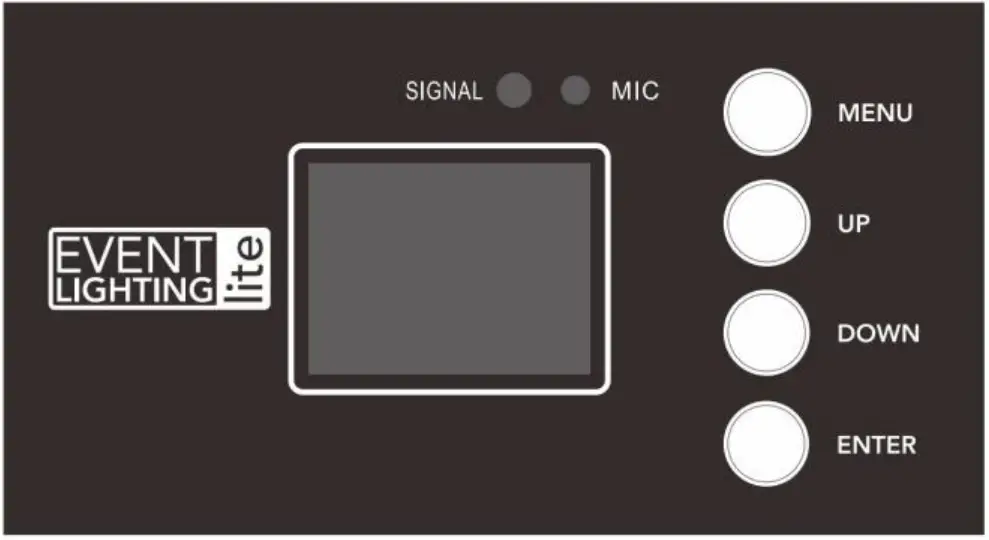 EVENT LIGHTING LM6X15 6x15W LED RGBW Zoom Wash Moving Head Menu operation