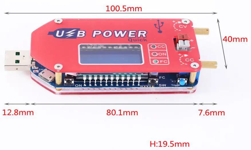 PEMENOL 15W DC-DC LCD USB Power Supply--Supply-