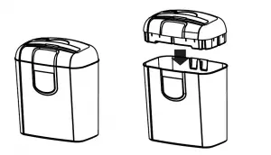 INSIGNIA NS-PS06CC/ NS-PS06CC-C Cross-Cut Paper Shredder User Guide