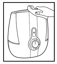 Homedics RC0B-UHECM65 Total Comfort Humidifier - CLEAN THE SURFACE