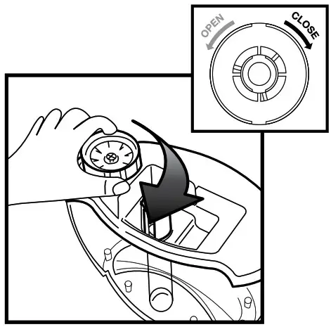 Homedics RC0B-UHECM65 Total Comfort Humidifier - Replace the tank cap