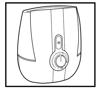 Homedics RC0B-UHECM65 Total Comfort Humidifier - ready for use