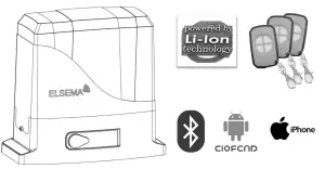 ELSEMA Sliding Gate Opener iS900Solar24