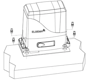 ELSEMA Sliding - INSTALLATION ON EXISTING FOUNDATION 1