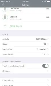 Bellabeat Leaf Setup E234836 - Setting goals & placement 1