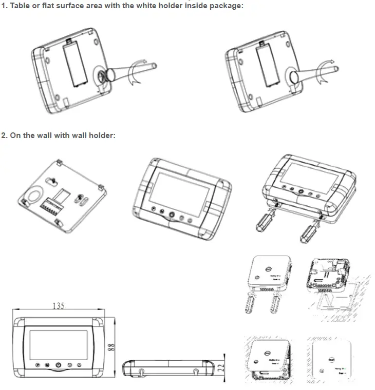 INSTALLATION AND DIMENSIONS