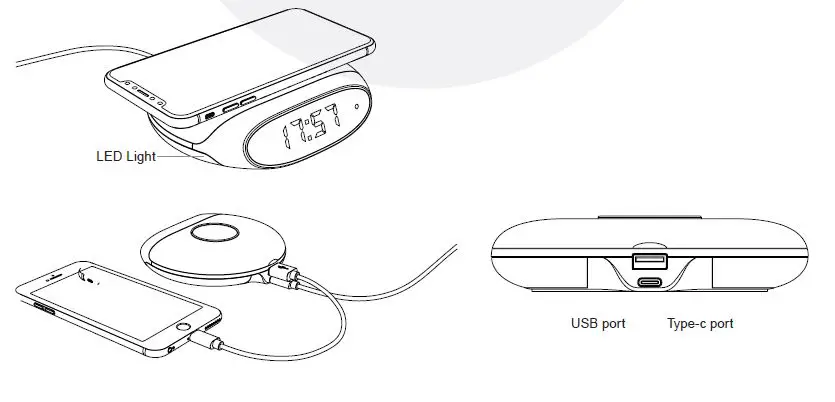 Valore Multi-function 15W Wireless Charger AC101 fig2