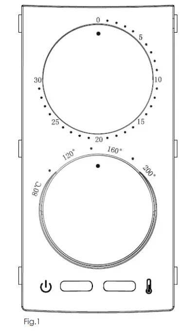 mistral MDF015 3 n5 Litre Air Fryer - figure 2