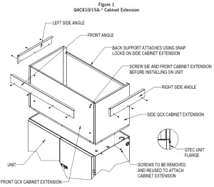 Bard Q4CX10A-4 Heat Pump---Cabinet Extension
