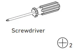 artika 14VAN-TI-CR Tivoli Wall Mounted 14 Vanity Light- Screwdriver