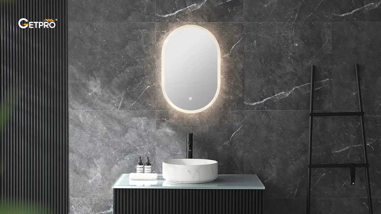 Getpro B08l6cqdrj Led Bathroom Mirror Instruction Manual