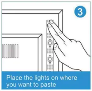Installation instructions for led Strip light