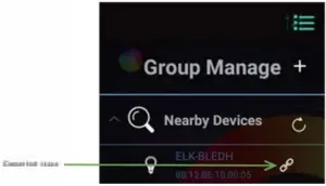 App Connect to LED Strip