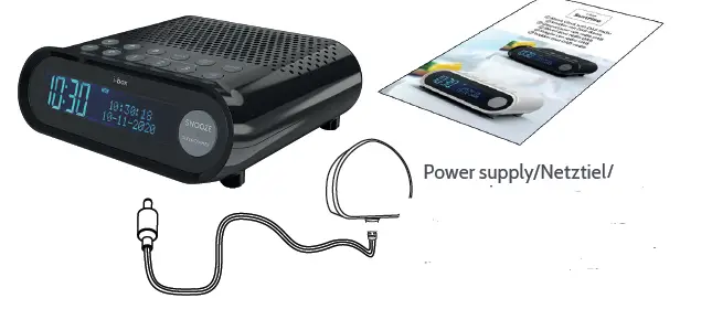 i-box 79260PI Sunrise Alarm Clock with DAB Radio fig 1