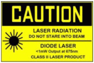 TRIPLETT AM320 InfraRed Thermometer - CAUTION