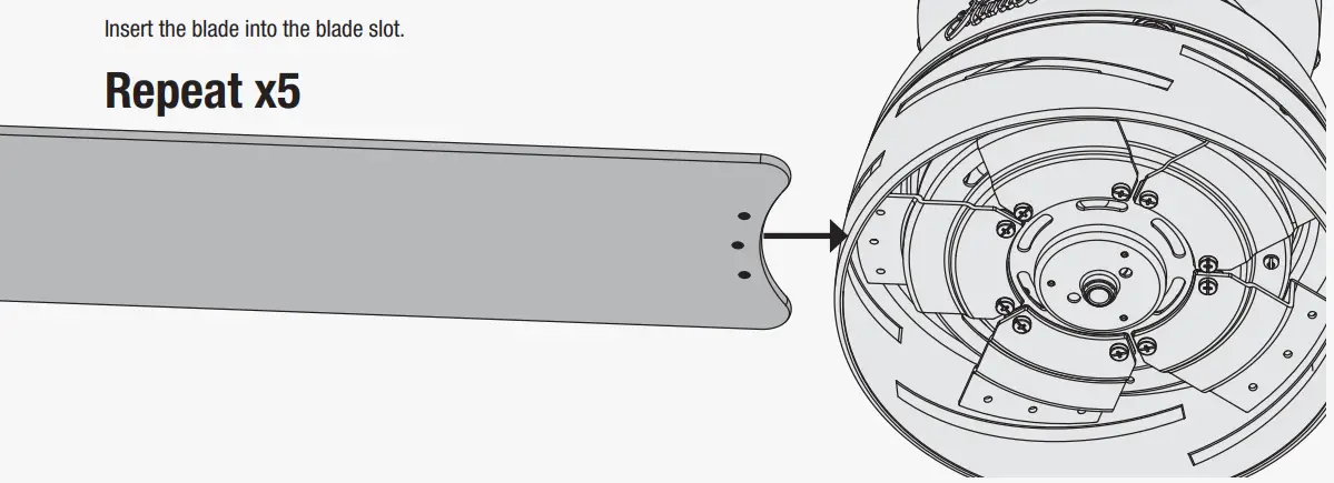 Hunter 59481 Romulus Indoor Low Profile Wi Fi Ceiling Fan- Blades