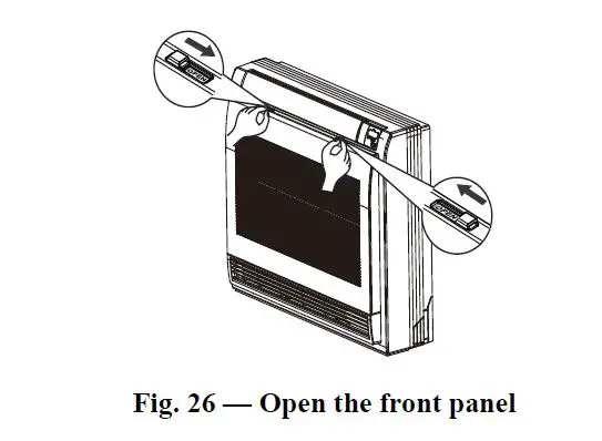 Carrier 40MBFQ Floor Console Ductless System-21