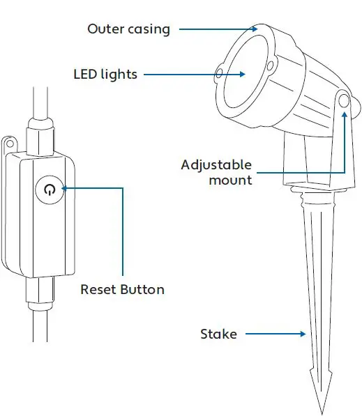smart outdoor light detail 2