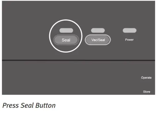 FoodSaver FM2000 Vacuum Sealing System - Button