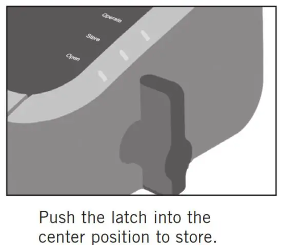 FoodSaver FM2000 Vacuum Sealing System - Push the latch