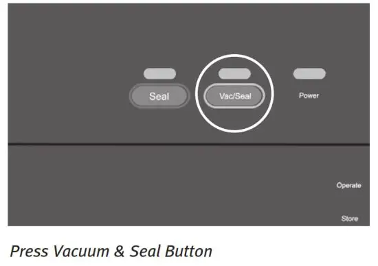 FoodSaver FM2000 Vacuum Sealing System - Seal Button