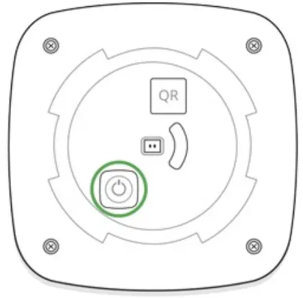 AJAX HomeSiren Wireless Home Siren with capacity up to 105 dB - Switch