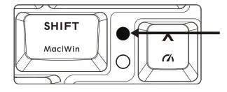 COOLER MASTER CK721 Wireless RGB Mechanical Gaming Keyboard- INDICATOR