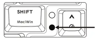 COOLER MASTER CK721 Wireless RGB Mechanical Gaming Keyboard- Status Indicator