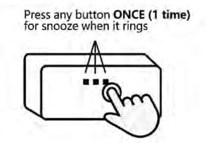 Wood Show Electronic WX1502 Alarm Clock I- Sonze