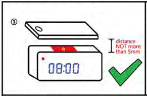 Wood Show Electronic WX1502 Alarm Clock I- setting
