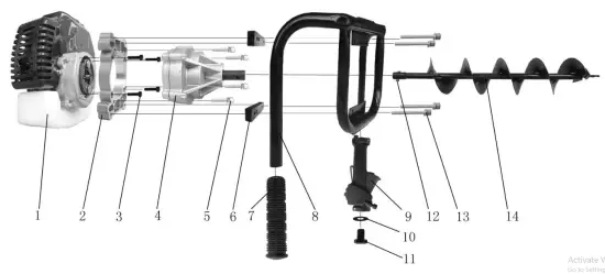 ZIPPER ZI ELB70 Earth Auger - fig4