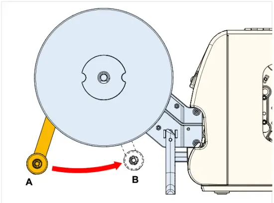 NOVEXX Rewinder XLP 51x Label Printer - DANCER ARM SENSOR