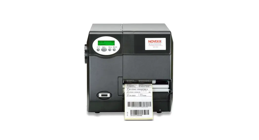 Novexx Solutions A8215 Cutter 2000 Barcode Printer User Manual