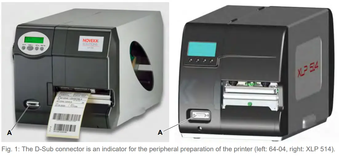 NOVEXX SOLUTIONS A8215 Cutter 2000 Barcode Printer -fig1