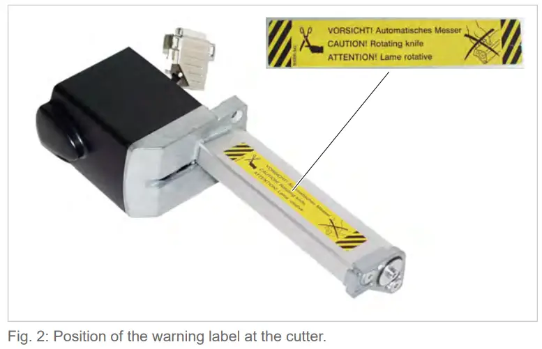 NOVEXX SOLUTIONS A8215 Cutter 2000 Barcode Printer -fig2