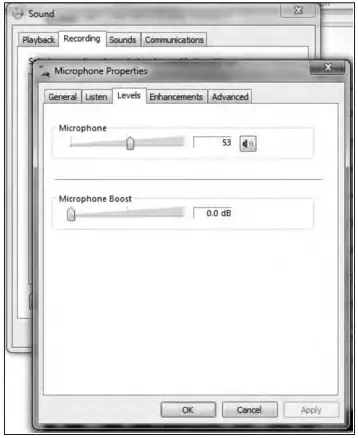 Instruction Manua Microphone Properties