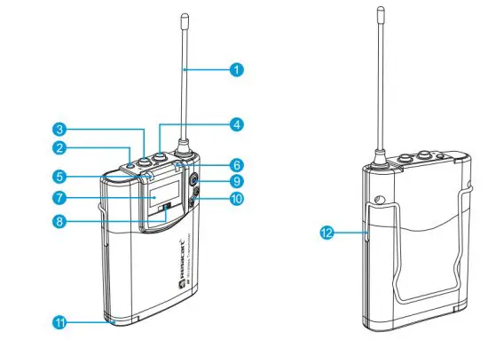 Relacart CR 2 UHF Wireless Microphone System - figure 2